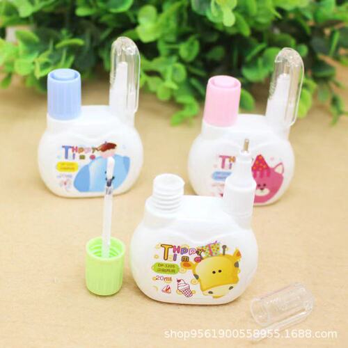 Cartoon Correction Fluid Student Painting Dual-Purpose Correction Fluid