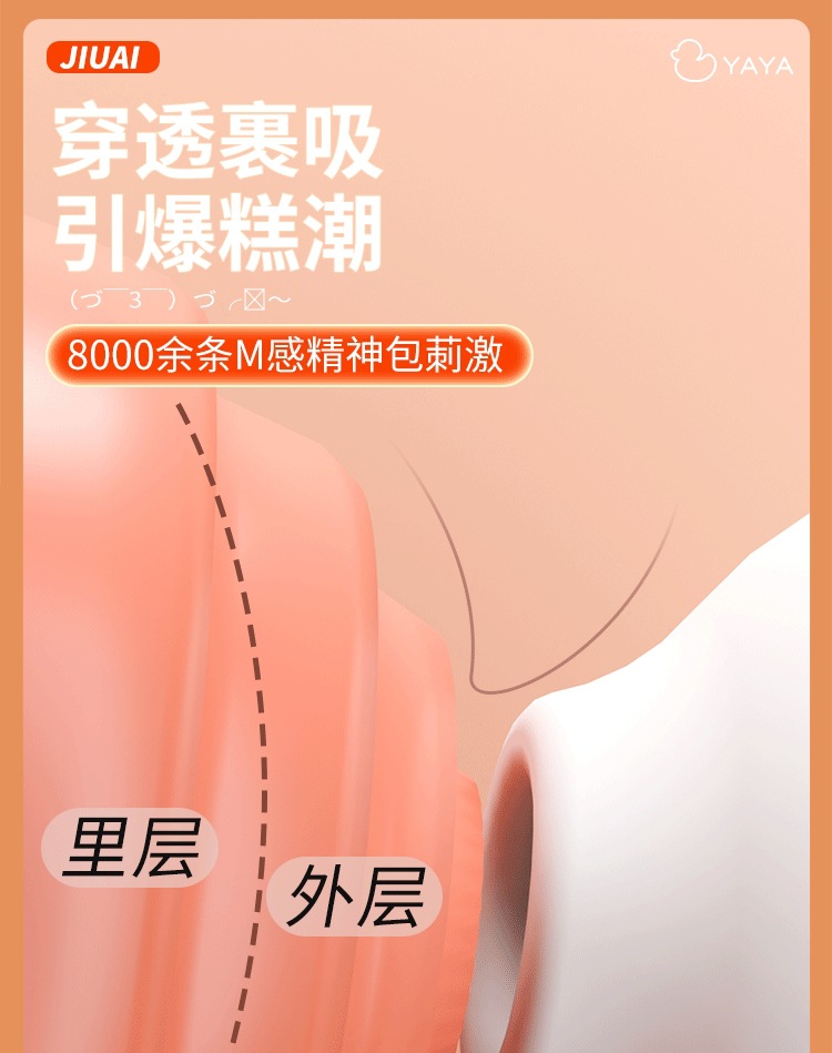 Sucking Vibrating Egg for Women with Silicone Body, Button Control and 60 dB Quiet Operation — detail image 17