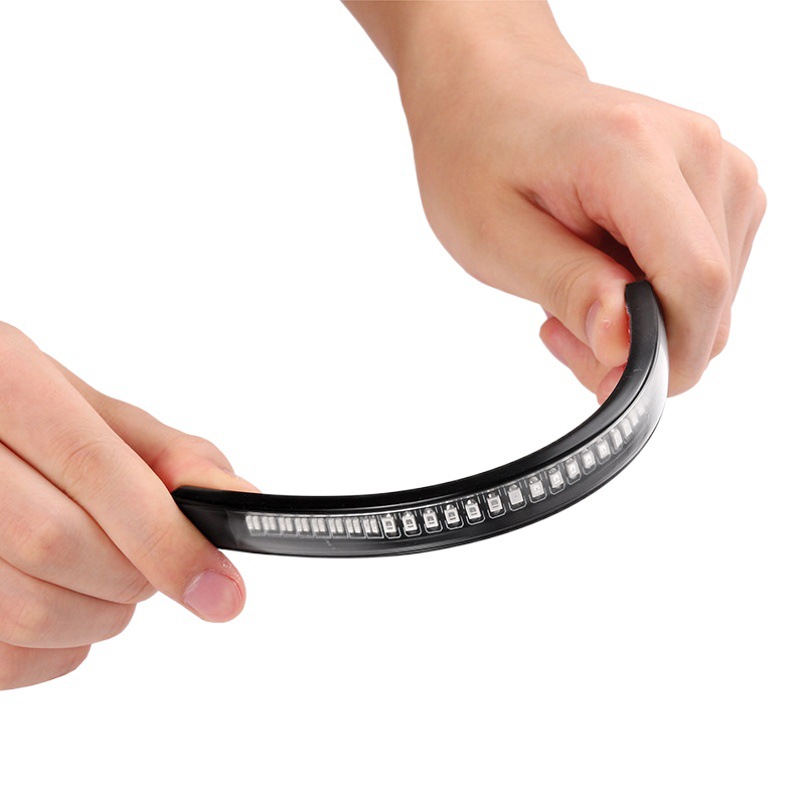 Directo de fábrica 48 SMD luz de la motocicleta barra de luz LED luz de freno señal de vuelta carcasa motocicleta Placa de cola al por mayor