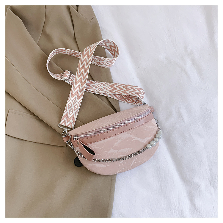 750g Weight Nylon Lining Material Zipper Closure Type Single Shoulder Strap Strap Type Crossbody Bag Bags Type Casual, Holiday Occasion Pu Leather Material Solid Color Pattern All Seasons Season Women's Gender Vintage Style, Streetwear Style Dumpling Shape Shape Medium Size Women's Vintage Style Streetwear Solid Color Pu Leather Waist Bags 24
