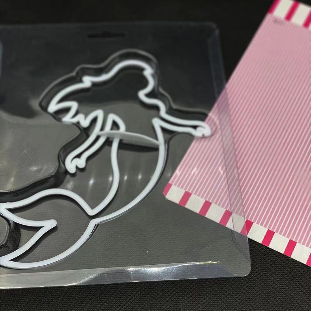 Fábrica directa de nuevos productos de sirena grande molde de corte de plástico DIY molde de pastel de horneado en stock