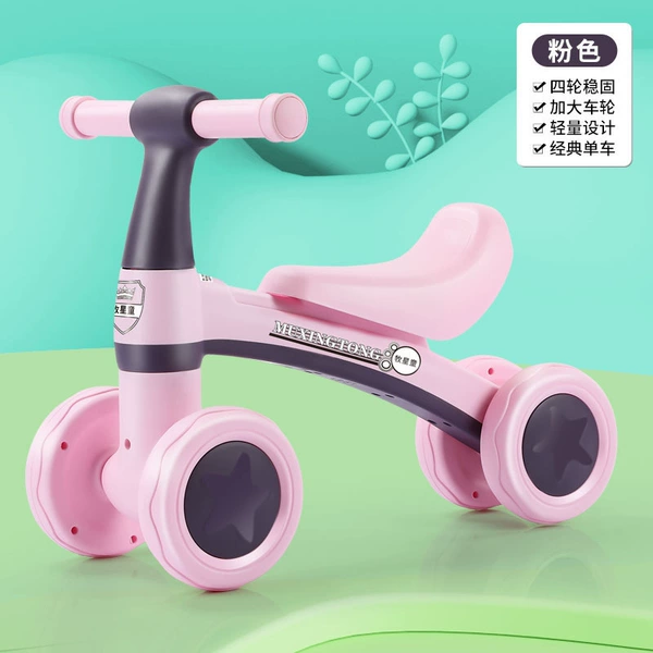 Pink-purple children's walker