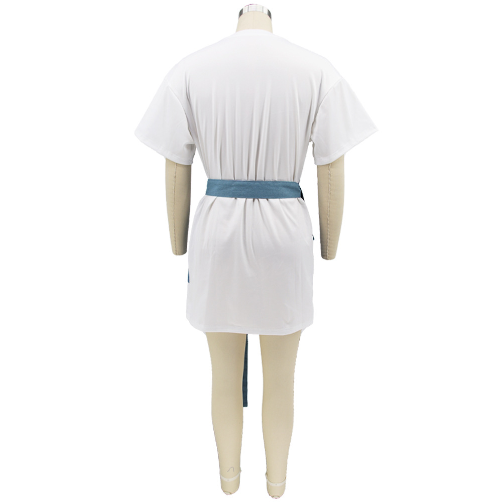 Women Clothing Denim Stitching Dress Summer Sexy Tight Waist Popular Clothes