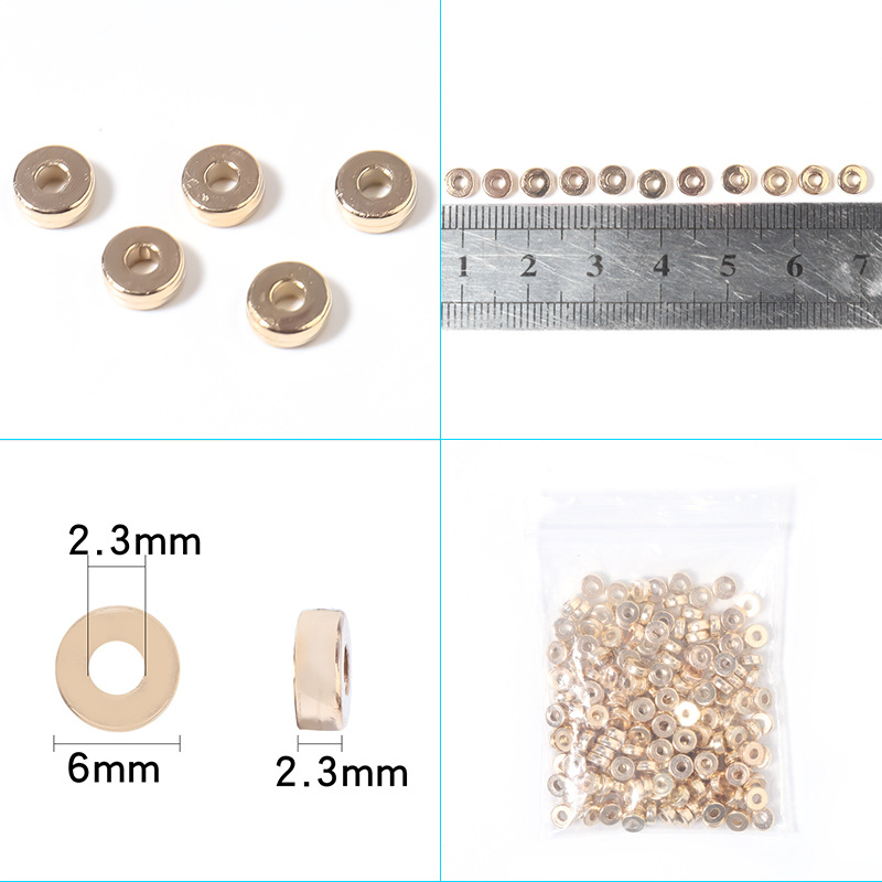 100 Pcs/package Simple Style Geometric Ccb Plating Jewelry Accessories display picture 2