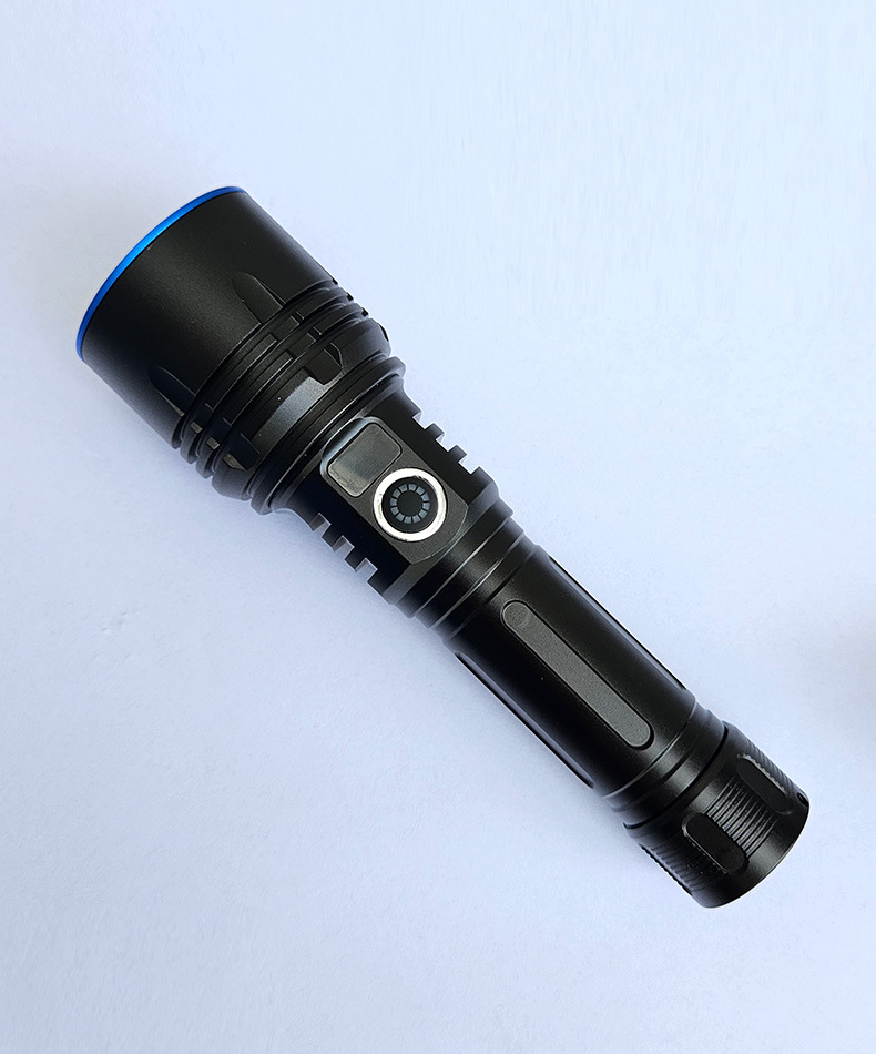 New Model Uv Flashlight with 365Nm Black Mirror for Detecting Grasshoppers, Fluorescent Agents, and Counterfeit Money, Rechargeable 21700