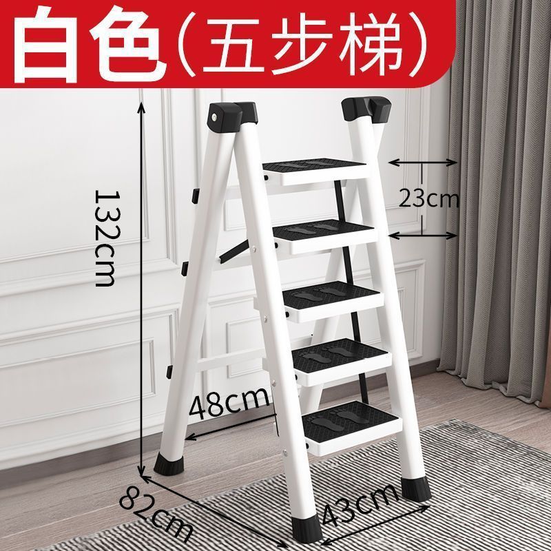 escalera doméstica escalera plegable de acero al carbono espesa escalera móvil escalera retráctil escalera multifuncional escalera interior