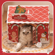 猫界节日限定——圣诞 猫界圣诞节 窝房抓板 cat's christmas