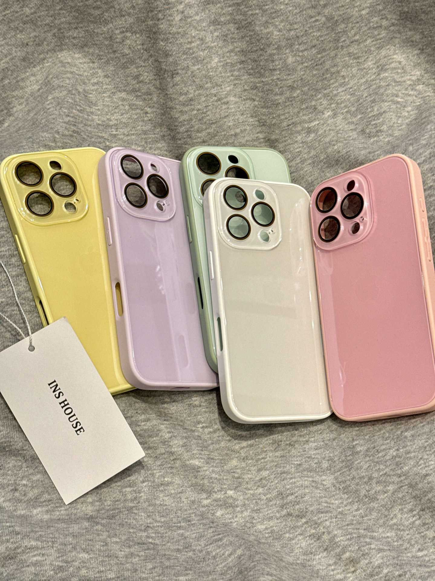 Clear Candy-colored Phone Case With Lens Protector For Iphone 16 Pro Max_voghion.com