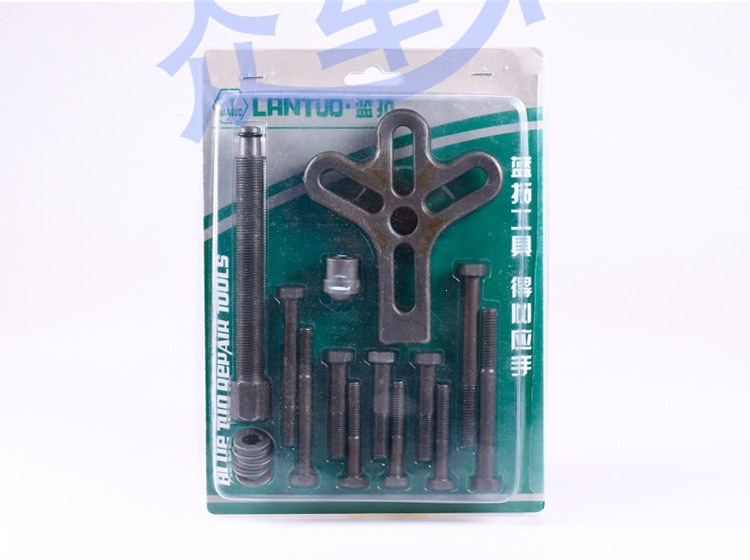 Steering wheel disassembly tool set, 17-piece set of pullers and extractors for car steering wheel disassembly and assembly, auto repair and maintenance tools