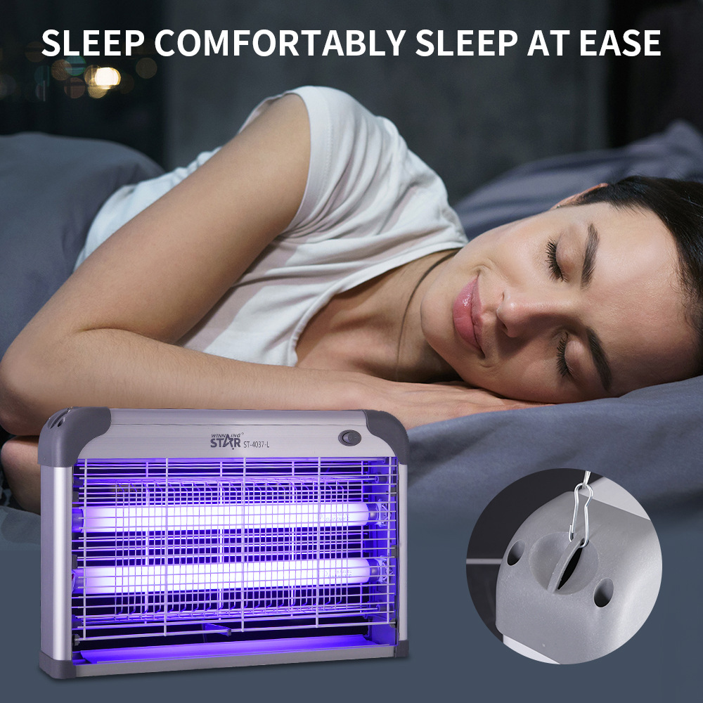 Winningstar transfronteriza estándar Británico 20W30W estándar Europeo de alta tensión LED de aluminio lámpara de descarga eléctrica mosca asesino mosquito lámpara