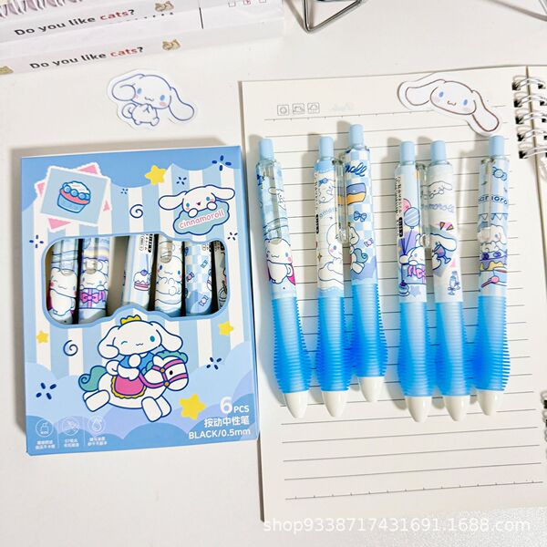 Chubby Soft-Grip Gel Pen, Comfortable for Students, Quick-Drying Retractable Pen 0.5St, Chubby Pen, Cute and Aesthetically Pleasing Pen