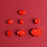 Природная руда, красные аксессуары, медные бусины, цвета киновари, прямые продажи с завода