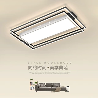 客厅灯2023年新款LED吸顶灯遥控卧室灯具简约现代家用大气阳台灯