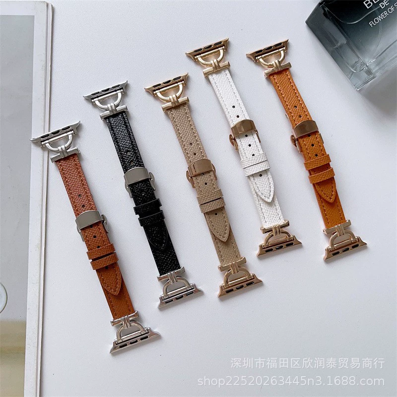 Ящеричный рисунок бабочка пряжка тонкий ремешок, подходит для Apple Watch, Apple Watch 1-8 поколения SE, персональная браслет женский
