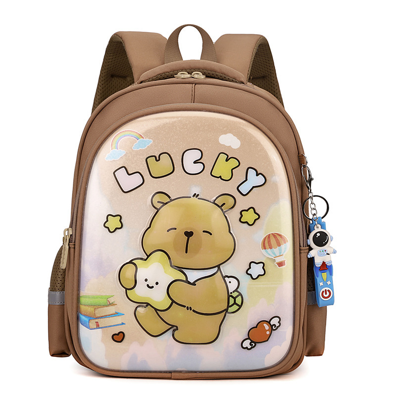 2025 nueva clase de niñas clase media clase larga carcasa dura luz jardín de infantes lindas mochila de estudiantes impermeables mochila de niños