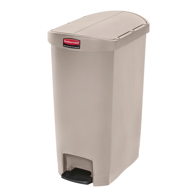 Lobemyer Business Supplies Side Step Plastic Pedal Trash Can 1883459m Colors Commercial Large Capacity