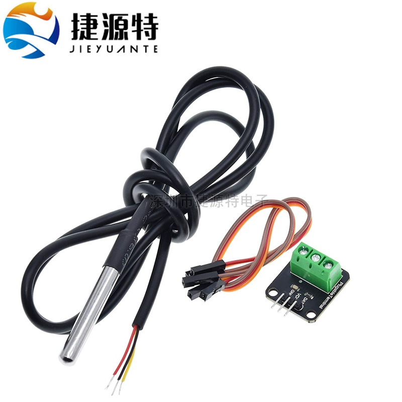 Модуль водонепроницаемого датчика температуры DS18B20 модуль адаптера терминала датчика цифрового термометра