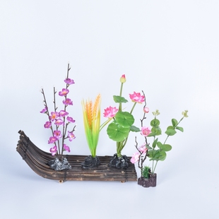 Ornaments, Floral Art, Silk Flowers, Dining Table, Coffee Table, Plastic Decoration, Home Dish Decoration, Hotel Barbecue Dish Decoration