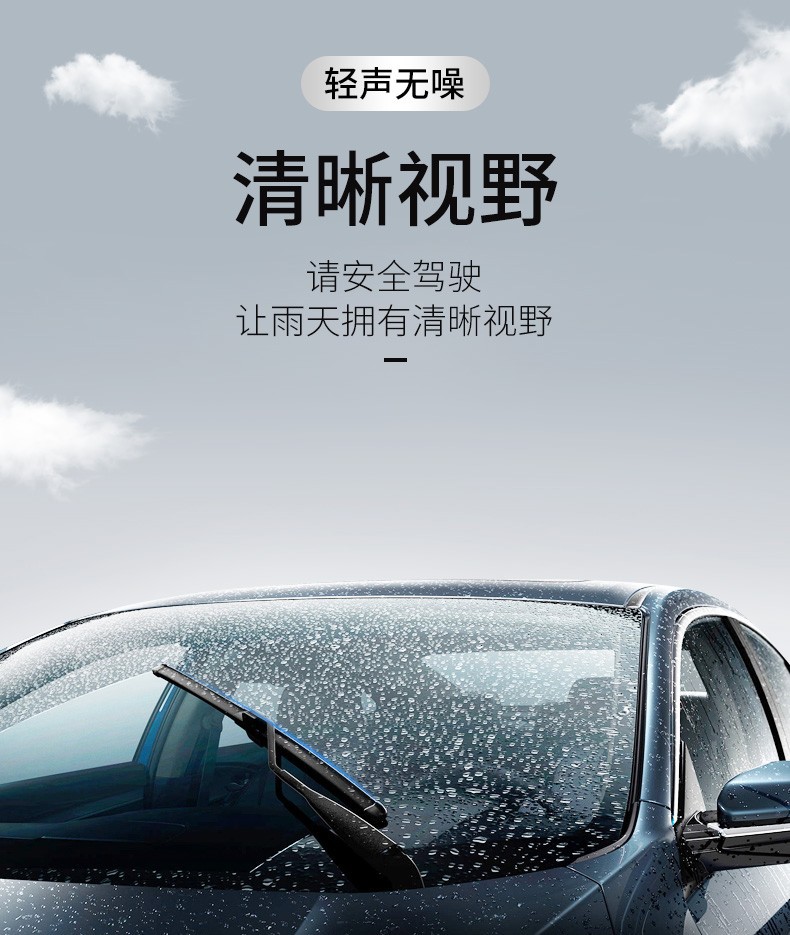 Suitable for Bmw 5 Series Wipers, 520-Specific Wipers, 523/525/528/530Li-Specific Boneless Wipers