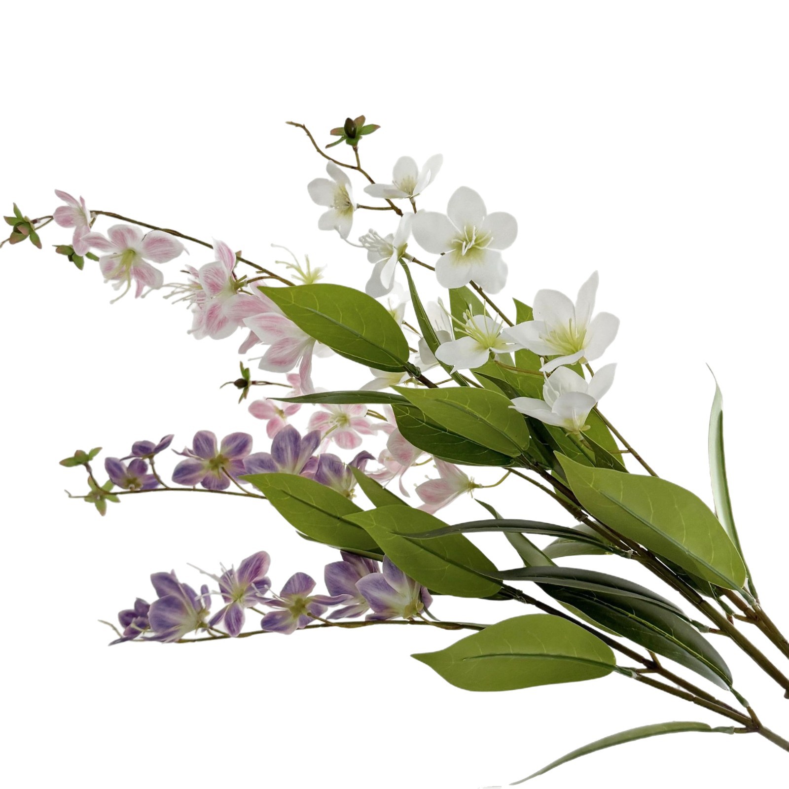 Gaozhi 3D impresión de película filamento jazmín flores falsas decoración de flores de seda de sala de estar accesorios de fotos