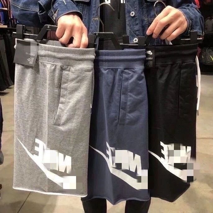 Cross-border summer pure cotton sports shorts, casual loose-fitting versatile American-style knee-length shorts for basketball, running, and fitness training Cross-border summer pure cotton sports shorts, casual loose-fitting versatile American-style knee-length shorts for basketball, running, and fitness training