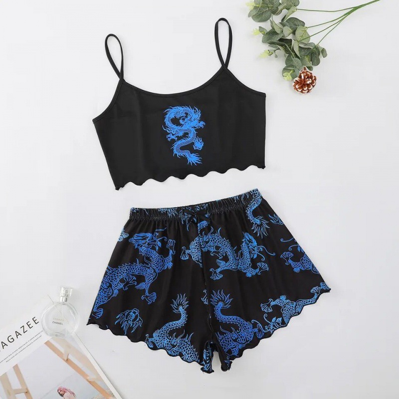 Blue Chinese Dragon