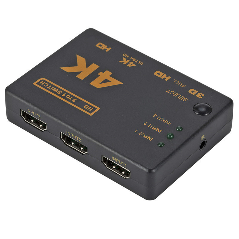 HD 4K tres en uno HDMI Switcher Video Converter 3in1 HDMI Extender tres corte uno