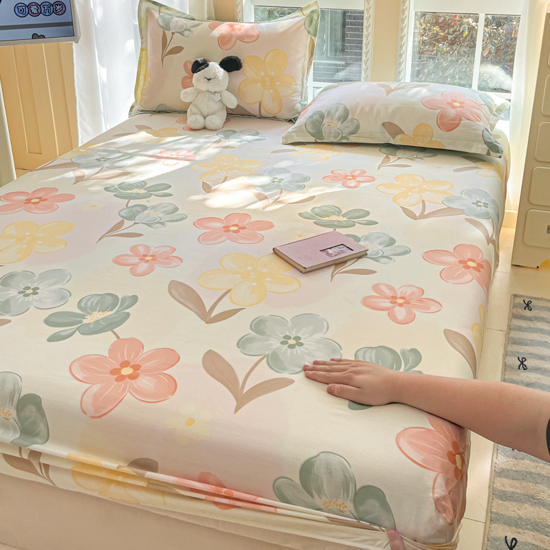2025 nueva sábana de algodón 100 funda protectora de colchón de invierno de algodón puro 2024 nueva funda de colchón para niños 2