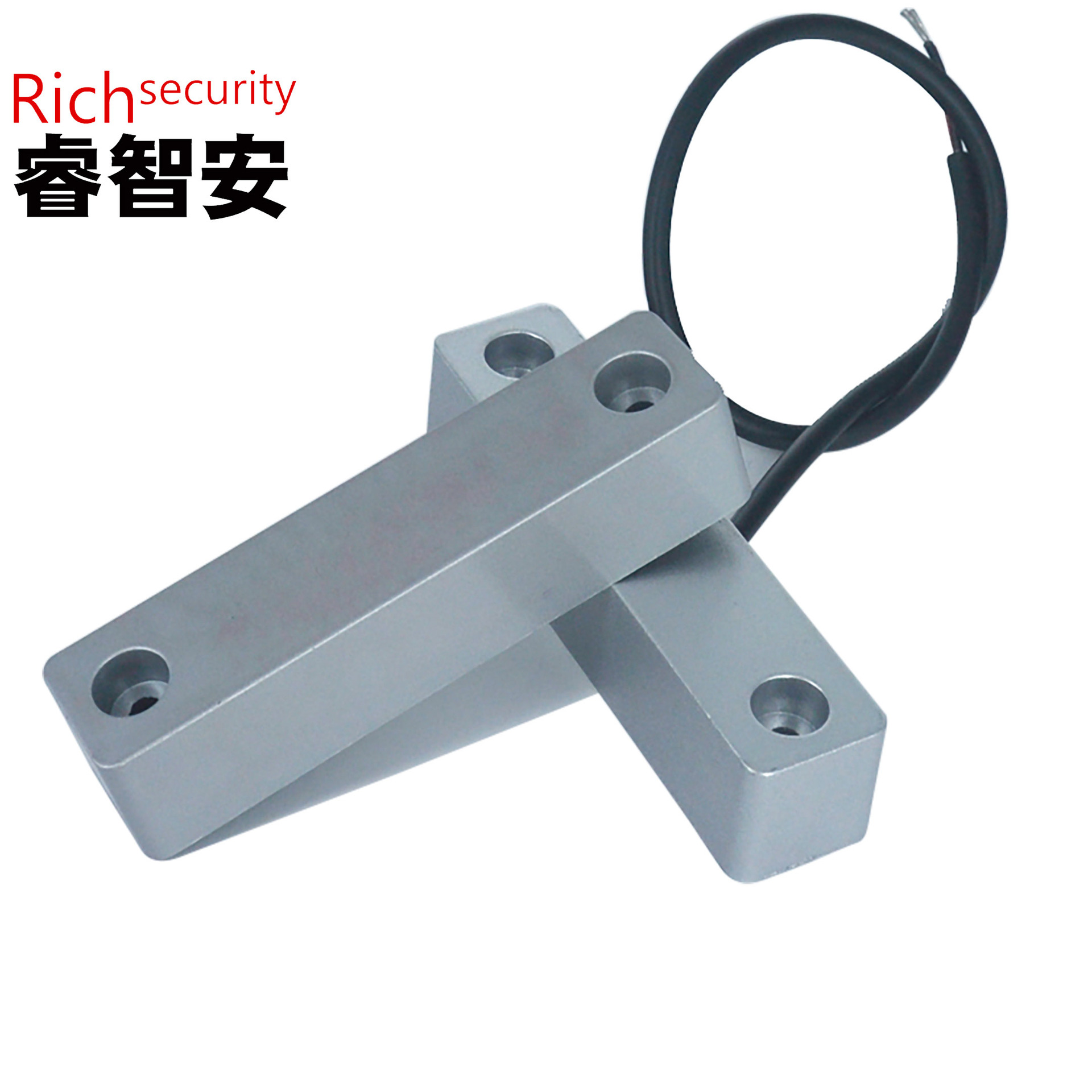 金属外壳门磁 RZ-57 家用门窗铁门磁 铁门磁报警器 常闭门磁开关