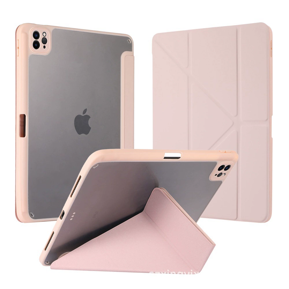 Чехол для планшета iPad Pro/Air/Mini (11–13") акриловая крышка Y‑образного складывания с держателем для стилуса, правый или левый стиль