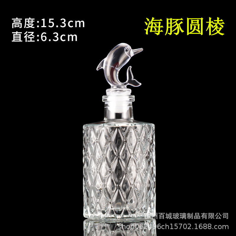 Envío gratuito creativo DIY botella de océano transparente botella de vidrio de corcho botella de deriva botella de arco iris deseando botella estrella material