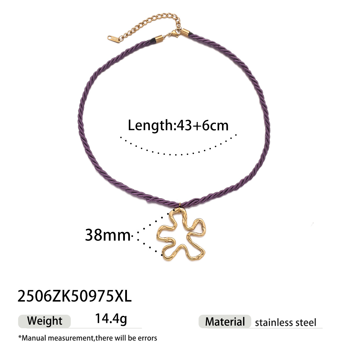 Collar de acero inoxidable TENA Europa y América lujo ligero nicho universal collar de colgante de oro galvanizado 18k mujeres viento image 10