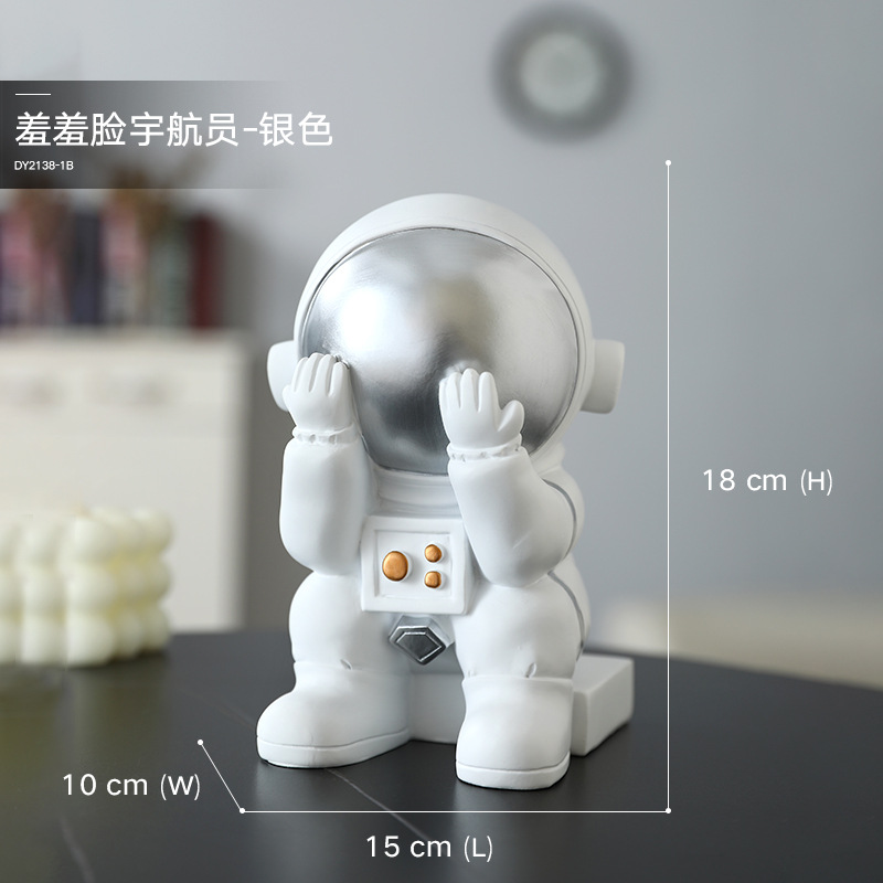 DY2138-1B-Shame Face Astronaut Silver