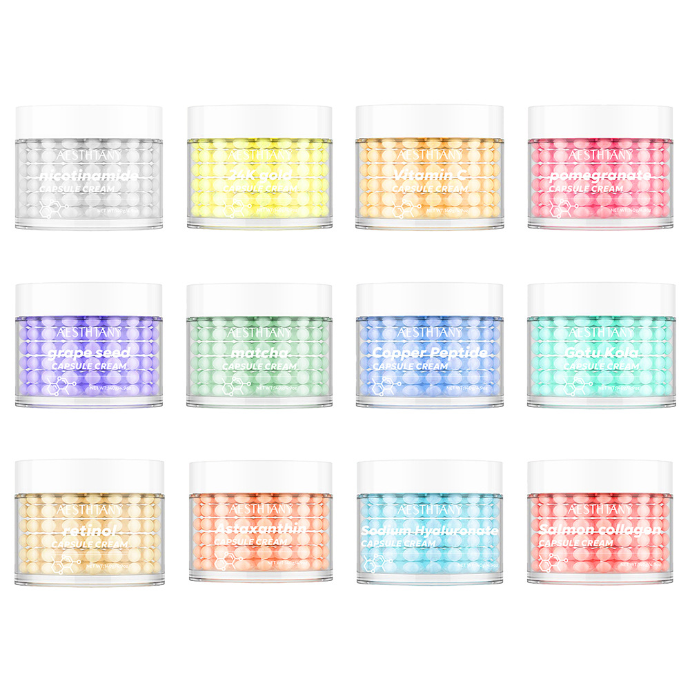 TikTok 爆款胶囊面霜 保湿美白抗衰老 抗皱 跨境电商外贸