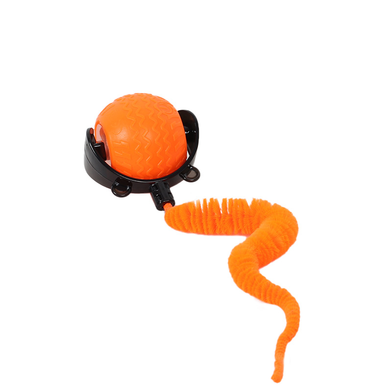 Automatic Cat Ball Toy Interactive Rolling Teaser For Indoor Cats_voghion.com