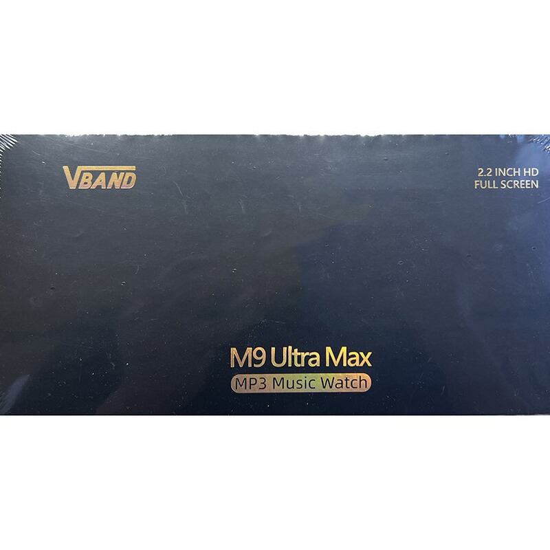 M9 ULTRA MAX 2.1 "HD Large Screen True Rate Compass Sports Watch with Local Music Recording