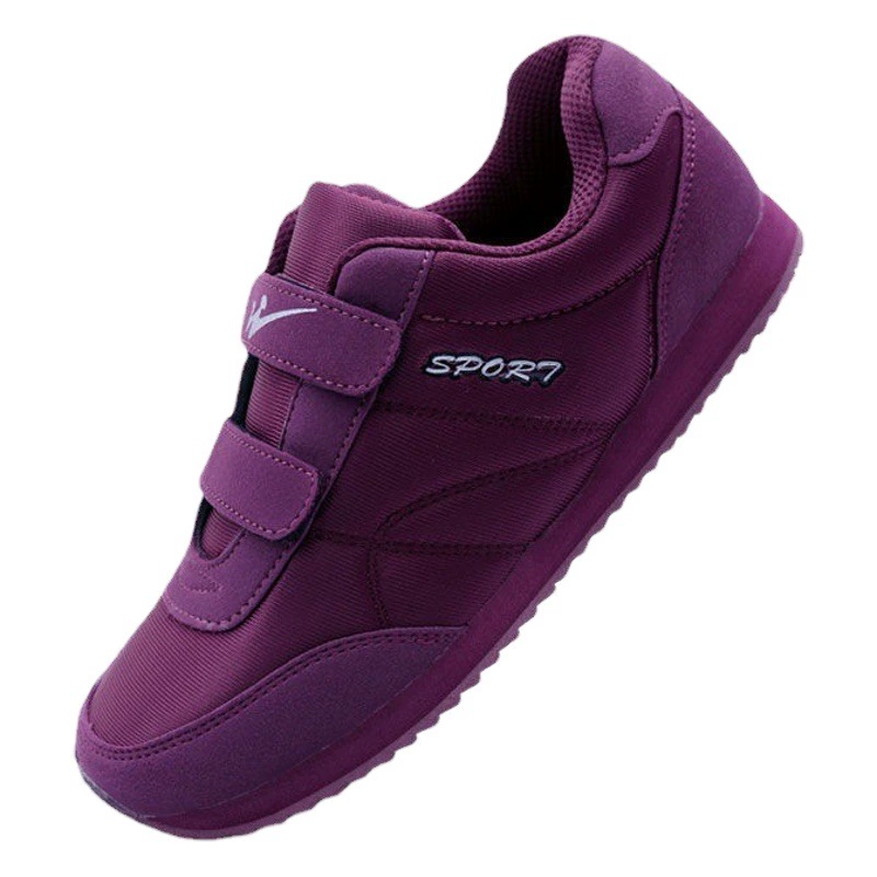 Прогулочная обувь для среднего и пожилого возраста, кроссовки, женская Нескользящая дорожная обувь на мягкой подошве для пожилых родителей, обувь для пожилых людей Four Seasons