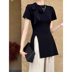夏服は、ファッショナブルな韓国茶スタイル、ソルトスタイル、クールスタイル、レイジースタイル、リラックススタイル、年齢軽減スーツの完全なセットです。