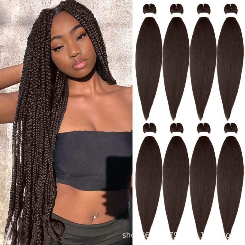 Synthetic Fiber Wigs African European American Fluffy Braided Hair Wholesale Ezbraidhair No-Net Wig
