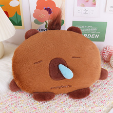 卡皮巴拉可拆洗毛绒套国标充电款电热水袋暖手宝暖宝宝防爆式插电