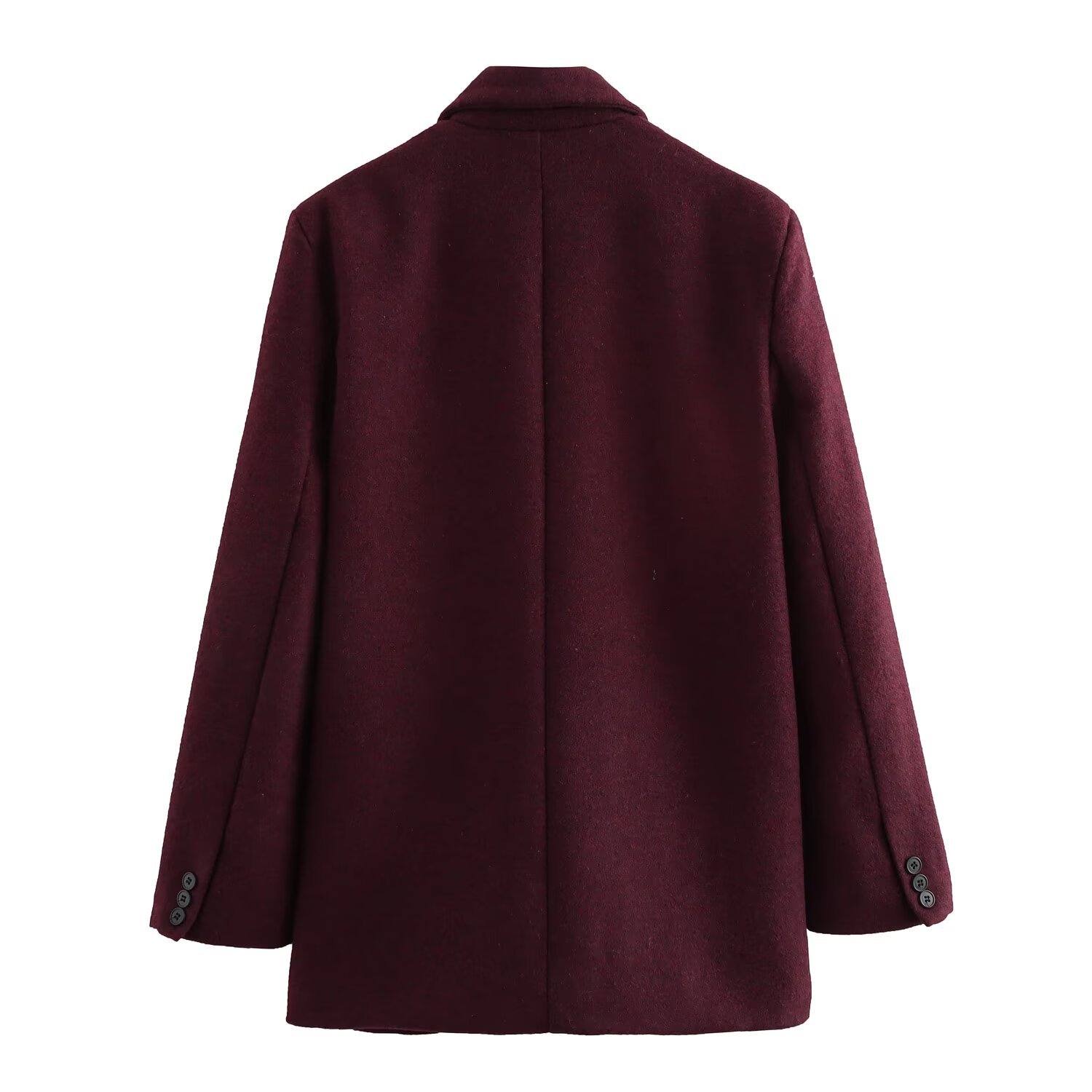 Produs nou toamna 2024: Jachetă casual la modă pentru femei cu umeri și costum drept, w021 81129_voghion.com