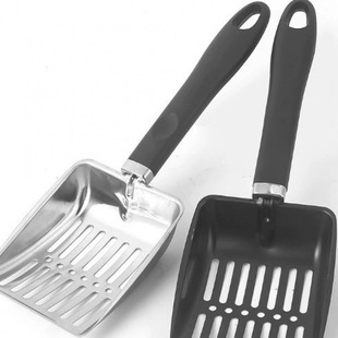Stainless Steel Metal Cat Litter Shovel Large Cat Poop Shovel Pet Climbing Pet Shovel Beach Shovel Cross-Border Hot Model