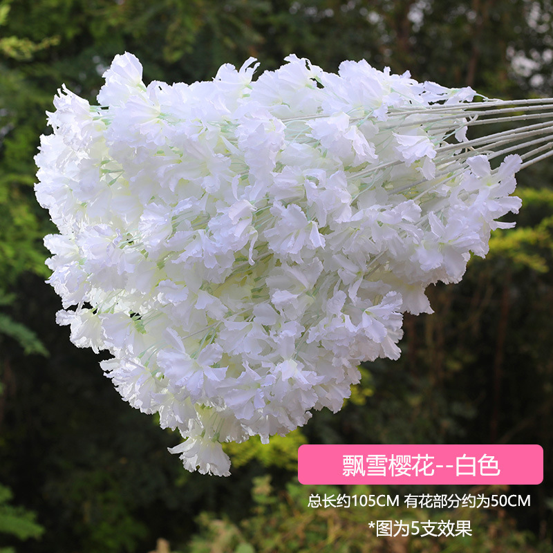 Snow cherry blossom white