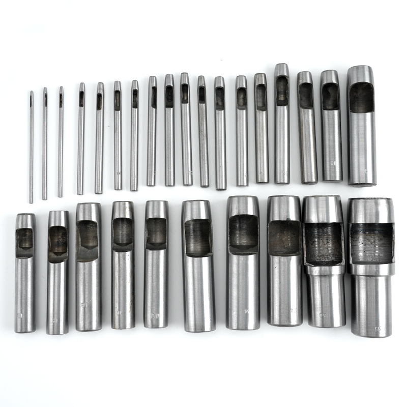 Fábrica transfronteriza de cuero punzonado redondo punzonado cincel cinturón agujero puncher cinturón punzonado de cuero punzonado agujero punzonado herramienta hueca