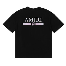 Amiri短袖t恤重磅夏季宽松男女款高街轻奢美式潮牌VTG情侣装半袖