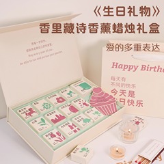 アロマキャンドルのプレゼントは誕生日プレゼントです。