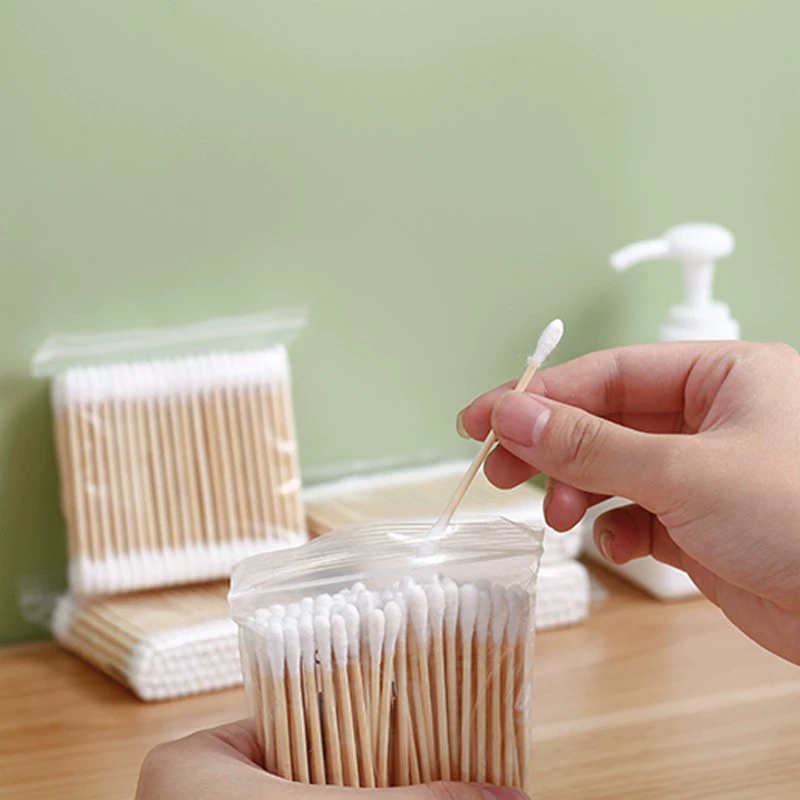 Двусторонние ватные палочки, ухаживание за ушами, ан antibacterial