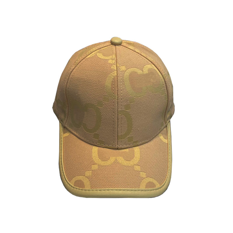 Gorra de béisbol transfronteriza grande doble letra G presbiteriana cuatro estaciones moda borde salvaje calle casual pareja gorra de visera