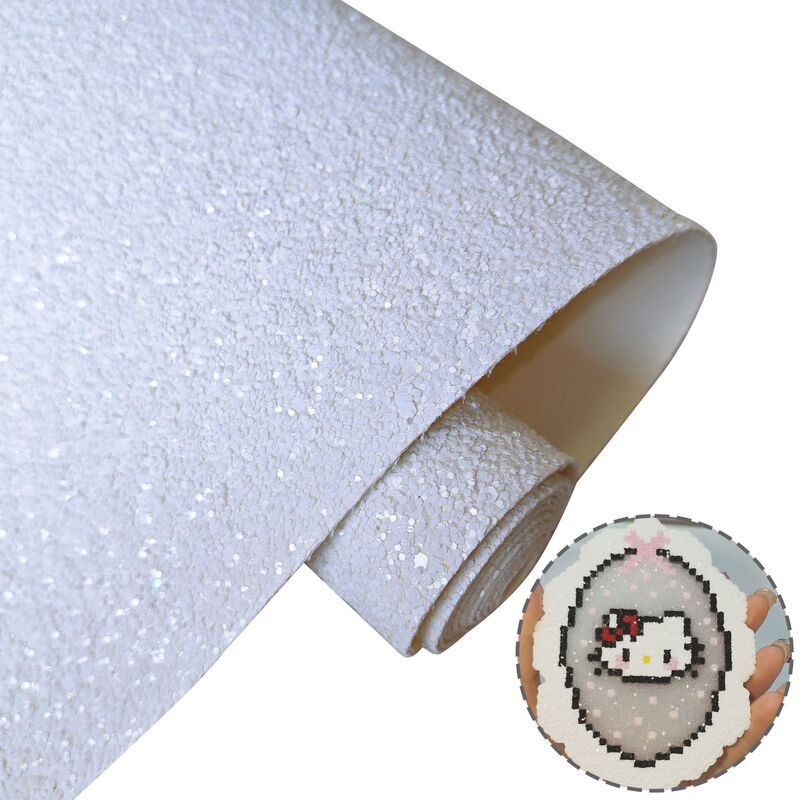 Glitter Beads, White Coarse Glitter, Fine Glitter, Iron-On Beads, Paper Glitter, Pu Leather, Thick Coarse Glitter, DIY Fabric Glitter Beads, White Coarse Glitter, Fine Glitter, Iron-On Beads, Paper Glitter, Pu Leather, Thick Coarse Glitter, DIY Fabric