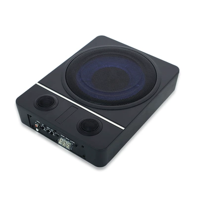 Car Audio 12V24V with Dual Treble Car Audio Modification 10inch Car Ultra-Thin Subwoofer with Bluetooth Model